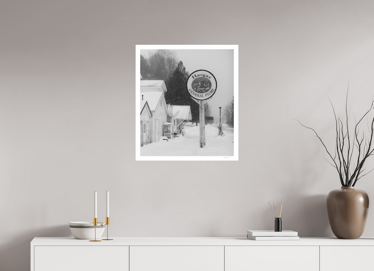 24 x 27.1″, Fuji Paper Crystal Glossy Hasgas General Store