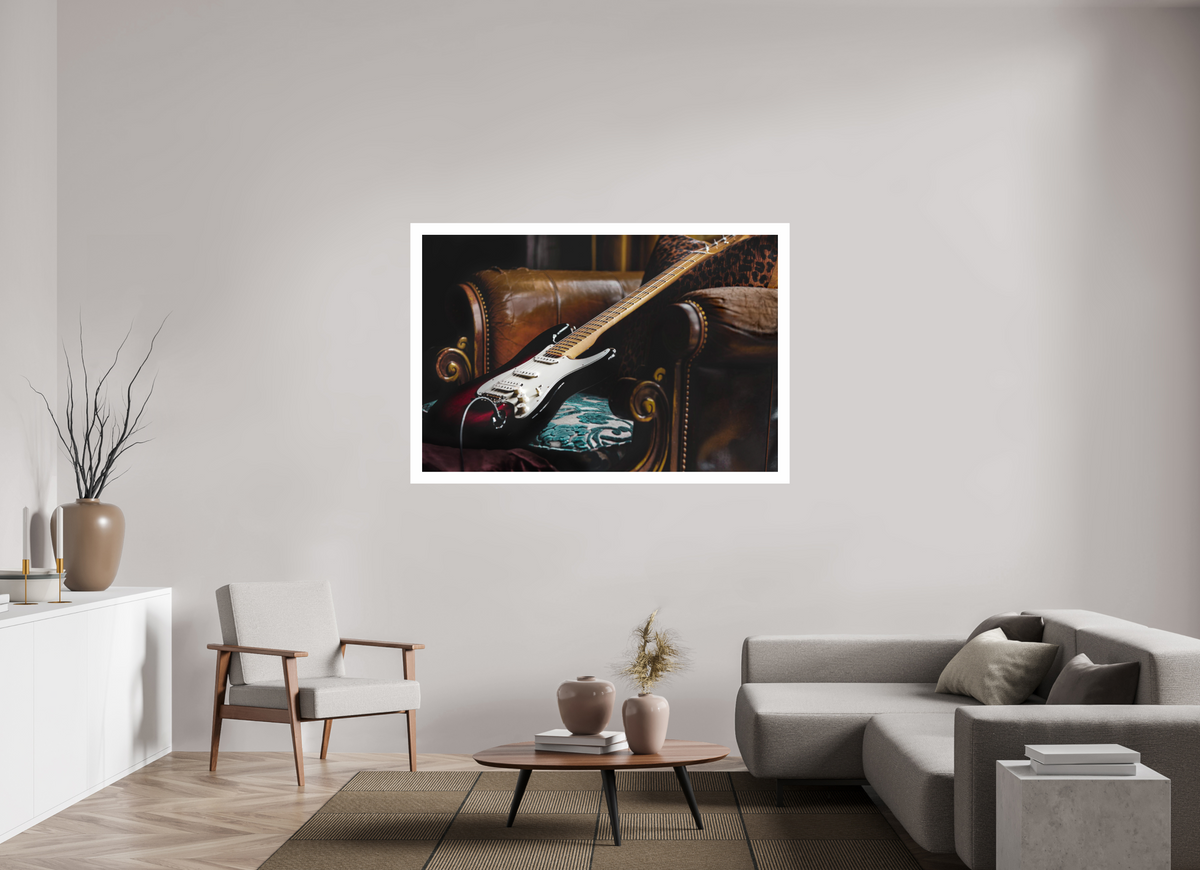 60 x 40″, Fuji Crystal Glossy with 2" White Border Strat At Rest