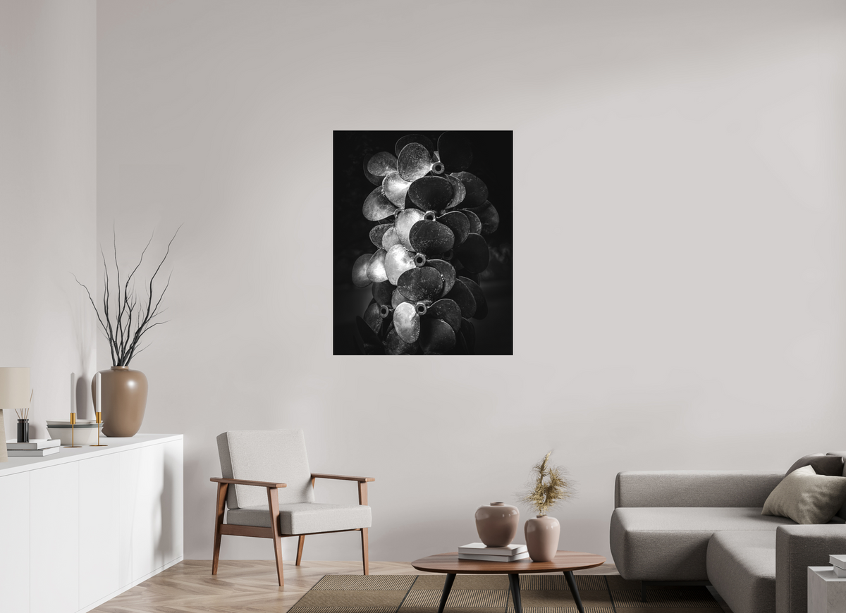 35 x 43.7″, Fuji Crystal Matte "Propped For Power"