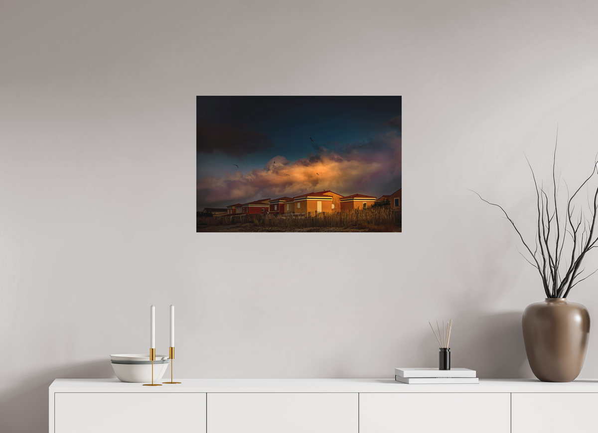 30 x 20″, Fuji Paper Crystal Archive - Matte Frontignan Plage Sunrise