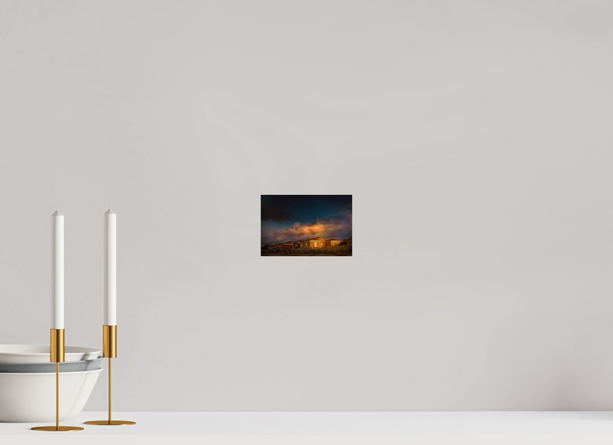 6 x 4″, Fuji Paper Crystal Glossy Frontignan Plage Sunrise