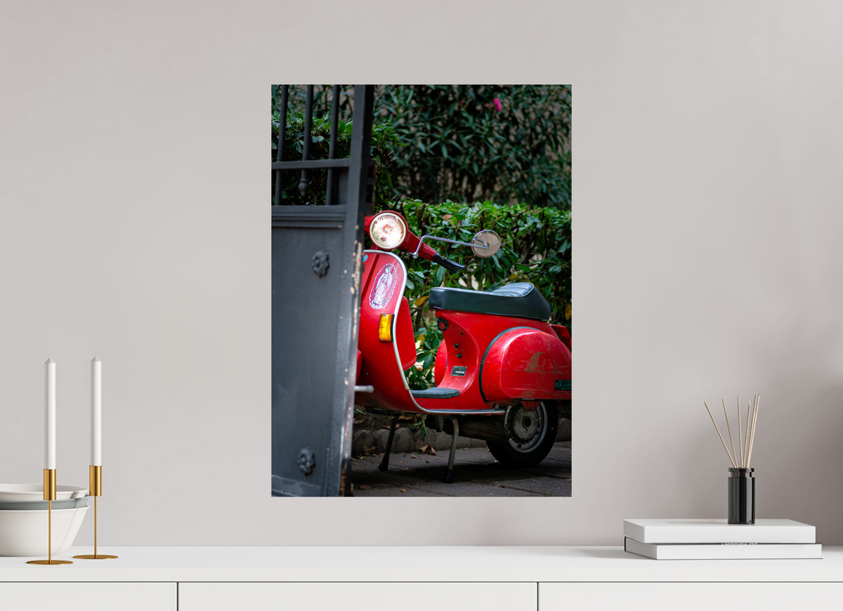 Red Vespa - Narbonne, France