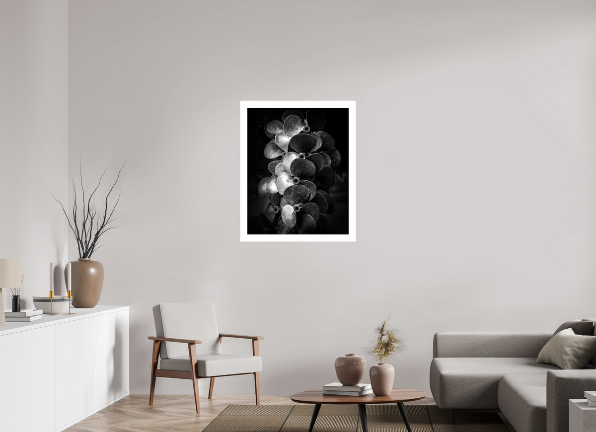 28 x 35″, Fuji Crystal Glossy with 2" White Border "Propped For Power"
