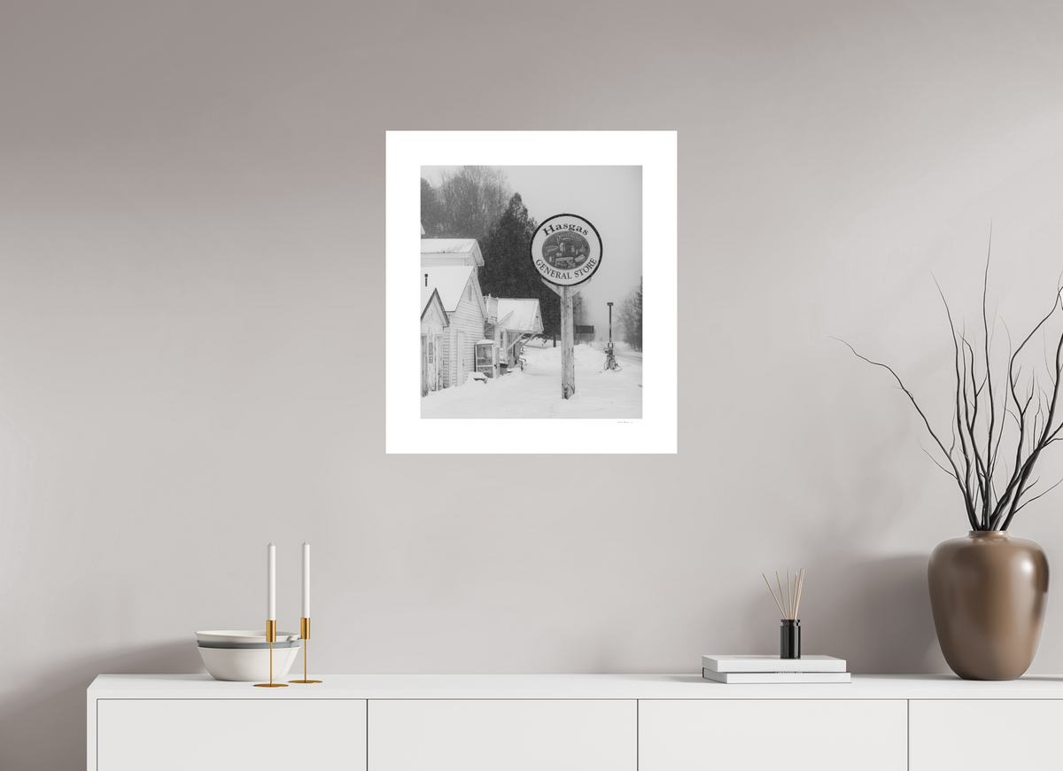 20 x 22.6″, Fuji Crystal Matte With 2" White Border Hasgas General Store