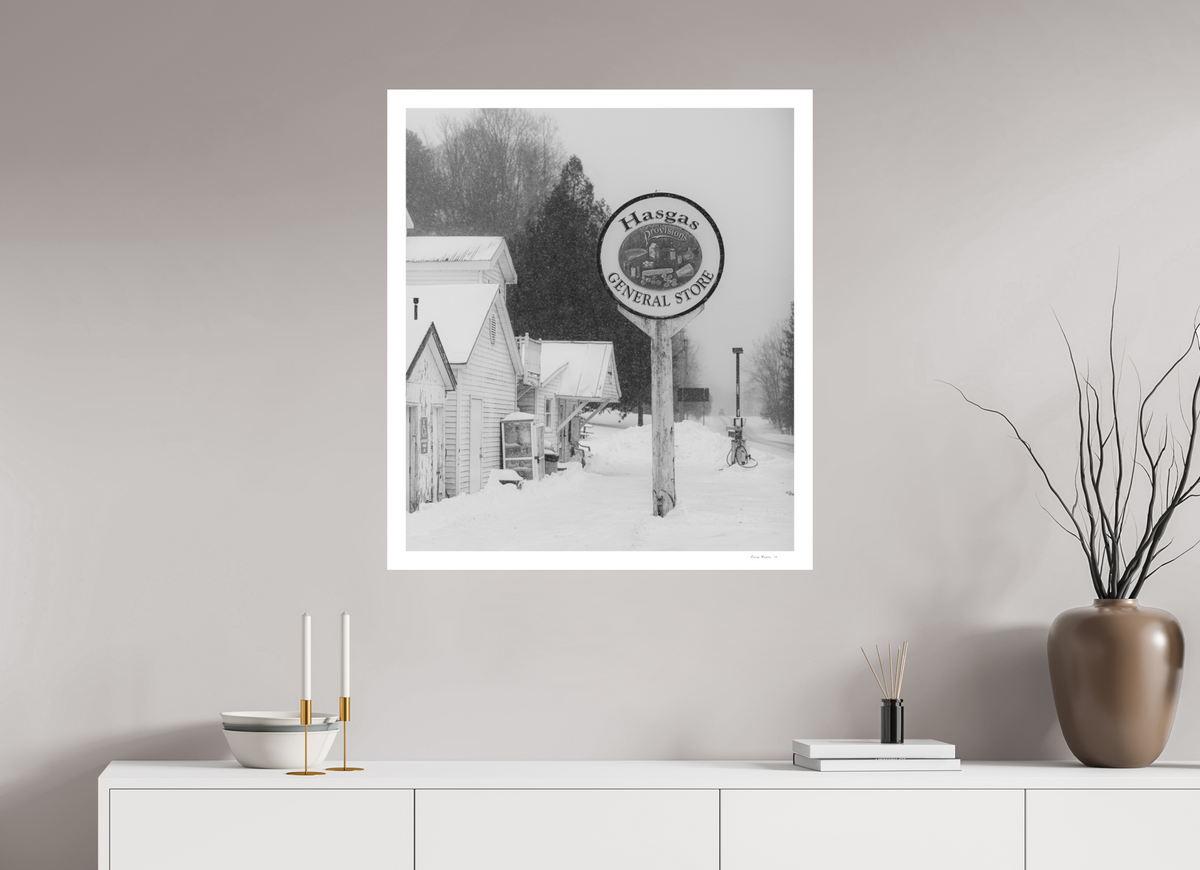 31 x 35″, Fuji Paper Crystal Archive - Matte Hasgas General Store