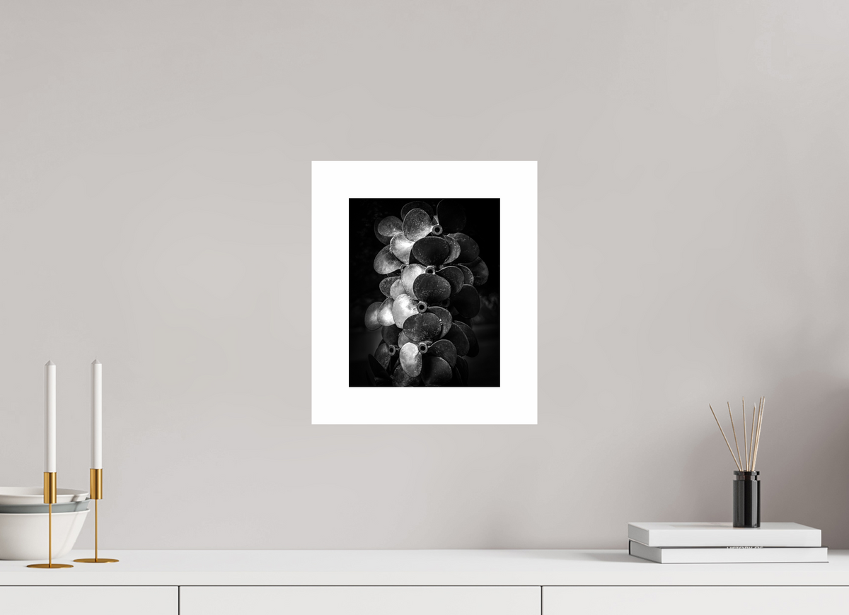 8 x 10″, Fuji Crystal Glossy with 2" White Border "Propped For Power"