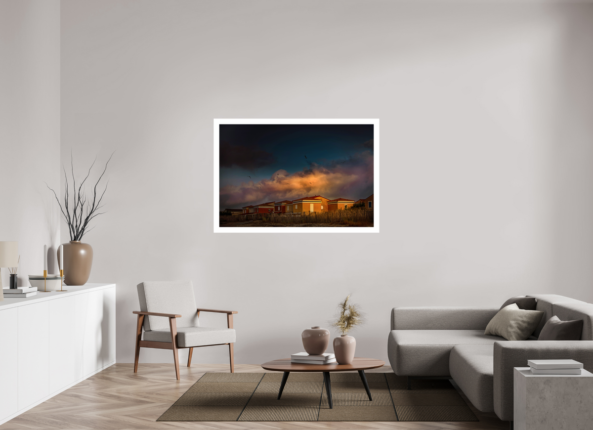 54 x 36″, Fuji Crystal Glossy with 2" White Border Frontignan Plage Sunrise