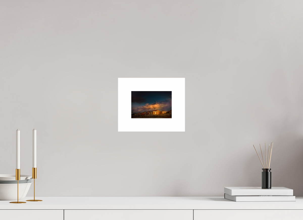 6 x 4″, Fuji Crystal Glossy with 2" White Border Frontignan Plage Sunrise