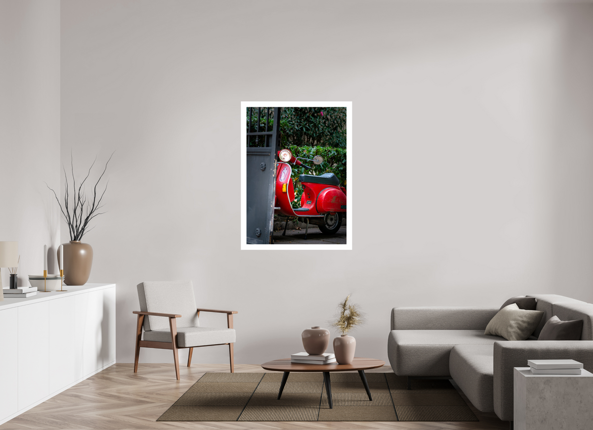Red Vespa - Narbonne, France