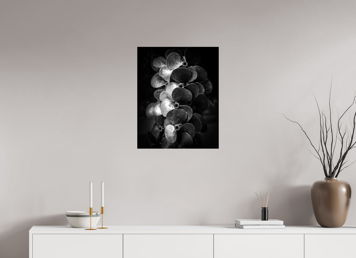 20 x 25″, Fuji Paper Crystal Glossy "Propped For Power"